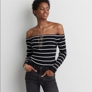 Off the shoulder sweater